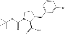 Boc-(R)-g-(3-bromobenzyl)-L-proline