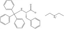 Trityl-L-phenylalanine diethylammonium salt