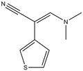 3-(dimethylamino)-2-(3-thienyl)acrylonitrile 500 mg
