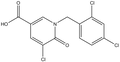 5-chloro-1-(2,4-dichlorobenzyl)-6-oxo-1,6-dihydro-3-pyridinecarboxylic acid 500 mg
