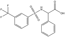 2-phenyl-2-({[3-(trifluoromethyl)phenyl]sulfonyl}amino)acetic acid 500 mg
