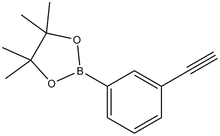 2-(3-Ethynyl-phenyl)-4,4,5,5-tetramethyl-[1,3,2]dioxaborolane 1g