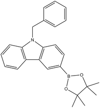 9-Benzyl-3-(4,4,5,5-tetramethyl-[1,3,2]dioxaborolan-2-yl)-9H-carbazole 1g