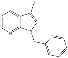 1-Benzyl-3-iodo-1H-pyrrolo[2,3-b]pyridine 5g