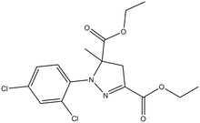1-(2,4-Dichlorophenyl)-4,5-dihydro-5-methyl-1H-pyrazole-3,5-dicarboxylic diethyl ester 100mg
