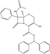 7-Phenyl acetamido-3-hydroxy-3-cephem-4-carboxylic acid diphenylmethyl ester 1g