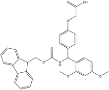 4-[(2,4-Dimethoxyphenyl)(Fmoc-amino)methyl]phenoxyacetic acid 1g