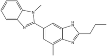 2-n-Propyl-4-methyl-6-(1-methylbenzimidazole-2-yl)benzimidazole 1g
