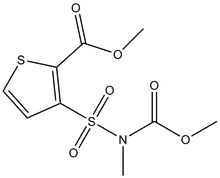 Methyl 3-(methoxycarbonylmethyl-sulfamoyl)thiophene-2-carboxylate 5g 
