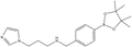 (3-Imidazol-1-yl-propyl)-[4-(4,4,5,5-tetramethyl-[1,3,2]dioxaborolan-2-yl)-benzyl]amine 1g