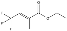 Ethyl 2-methyl-4,4,4-trifluorocrotonate 1g