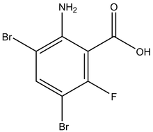 2-Amino-3,5-dibromo-6-fluorobenzoic acid 5g
