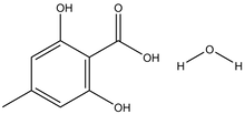 2,6-Dihydroxy-4-methylbenzoic acid monohydrate 1g