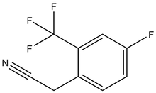 4-Fluoro-2-(trifluoromethyl)phenylacetonitrile 1g
