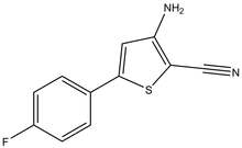 3-Amino-2-cyano-5-(4-fluorophenyl)thiophene 250mg