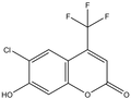 6-Chloro-7-hydroxy-4-(trifluoromethyl)coumarin 1g