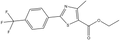 Ethyl 4-methyl-2-[4-(trifluoromethyl)phenyl]-thiazole-5-carboxylate 25g
