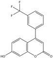 7-Hydroxy-4-(3-trifluoromethylphenyl)coumarin 1g