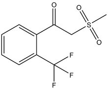 2-Methylsulfonyl-1-(2-trifluoromethylphenyl)-ethanone 1g