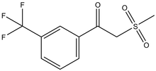 2-Methylsulfonyl-1-(3-trifluoromethylphenyl)-ethanone 1g