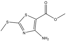 4-Amino-2-methylthio-5-thiazolecarboxylic acid methyl ester 1g