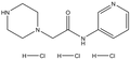 2-(Piperazin-1-yl)acetic acid N-(3-pyridyl)amide trihydrochloride 1g