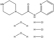 2-(Piperazin-1-yl)acetic acid N-(2-pyridyl)amide trihydrochloride dihydrate 1g