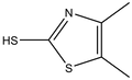 4,5-Dimethyl-thiazole-2-thiol 1g