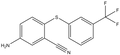 5-Amino-2-{[3-(trifluoromethyl)phenyl]sulfanyl} benzenecarbonitrile 250mg
