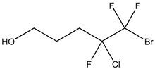5-Bromo-4-chloro-4,5,5-trifluoropentan-1-ol 1g