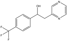 2-Pyrazin-2-yl-1-(4-trifluoromethylphenyl)ethanol 1g