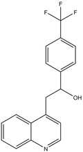 2-Quinolin-4-yl-1-(4-trifluoromethylphenyl)ethanol 1g