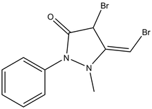 4-Bromo-3-bromomethylene-2-methyl-1-phenyl pyrazolin-5-one 1g
