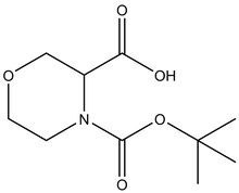 Morpholine-3,4-dicarboxylic acid 4-tert-butyl ester 1g