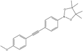 2-[4-(4-Methoxy-phenylethynyl)-phenyl]-4,4,5,5-tetramethyl-[1,3,2]dioxaborolane 1g
