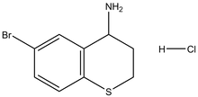 6-bromo-3,4-dihydro-2H-thiochromen-4-amine HCl 500mg