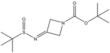 tert-Butyl 3-tert-butylsulfinyliminoazetidine-1-carboxylate 250mg