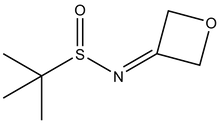 2-Methyl-N-(oxetan-3-ylidene)propane-2-sulfinamide 250mg
