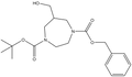 1-tert-Butyl 4-benzyl 6-(hydroxymethyl)-1,4-diazepane-1,4-dicarboxylate 500mg
