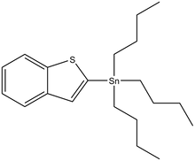 2-Tributylstannylbenzo[b]thiophene 1g