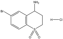 6-Bromo-3,4-dihydro-2H-S,S-dioxo-thiochromen-4-amine HCl 500mg