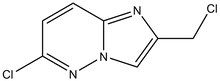 6-Chloro-2-chloromethylimidazo[1,2-b]pyridazine 1g