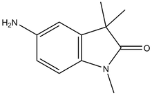 5-Amino-1,3,3-trimethyl-indolin-2-one 250mg
