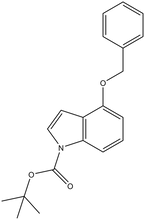 4-Benzyloxy-1-tert-butoxycarbonylindole 1g