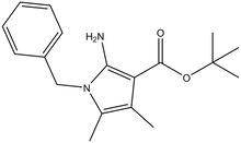 1-Benzyl-2-amino-3-tert-butoxycarbonyl-4,5-dimethylpyrrole