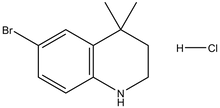 6-Bromo-1,2,3,4-tetrahydro-4,4-dimethylquinoline HCl 1g