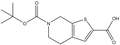 6-(tert-Butoxycarbonyl-)-4,5,6,7-tetrahydrothieno[2,3-c]pyridine-2-carboxylic acid 1g