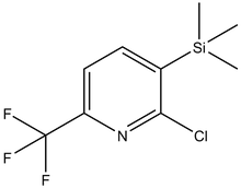 2-Chloro-6-trifluoromethyl-3-(trimethylsilyl)pyridine 