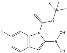 N-(BOC)-6-fluoroindole-2-boronic acid