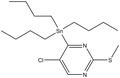 5-Chloro-2-(methylthio)-4-(tributylstannyl)pyrimidine 